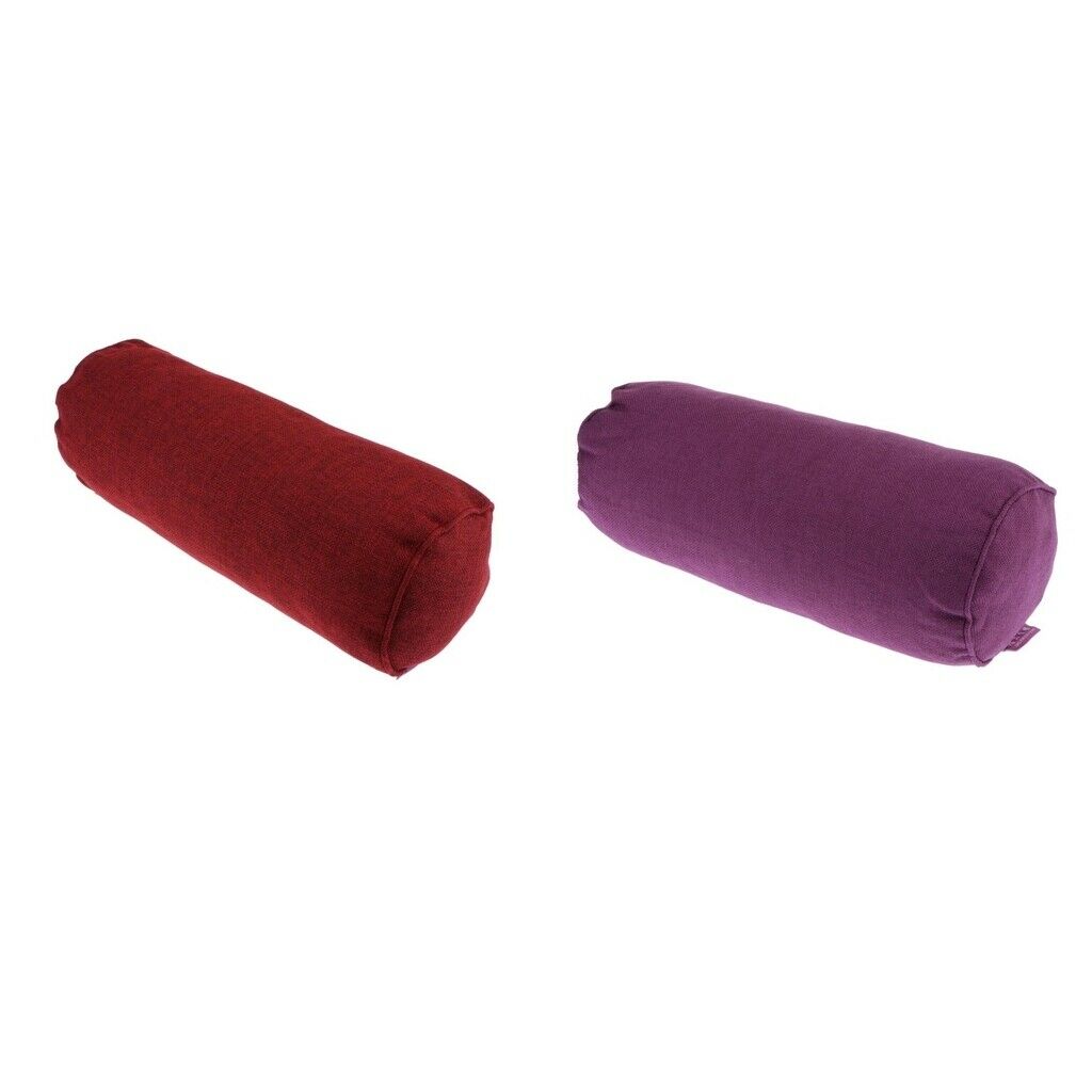 Breathable Sleeping Spine Lumbar Neck Pillow Cervical Bolster /Red
