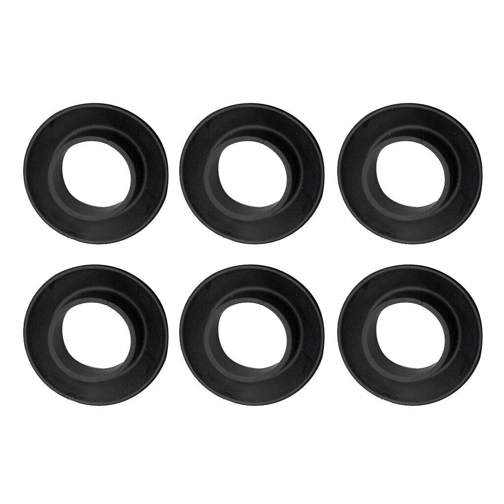 3 Pairs Touring Kayak DIY Durable Rubber Paddle Drip Rings for Paddle Shaft
