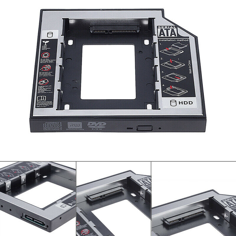 12.7mm SATA 3.0 Hard Disk Drive Box Enclosure DVD Adapter 2.5 SSDB_ZY RaJ LU