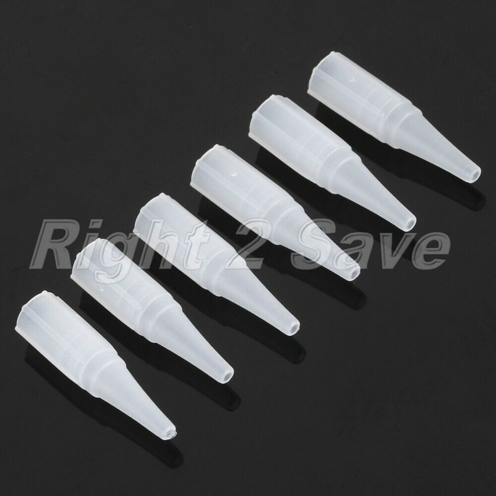 50pcs Tattoo Needle Tips Round Mouth 7R Permanent Eyebrow Tattoo Makeup Reusable