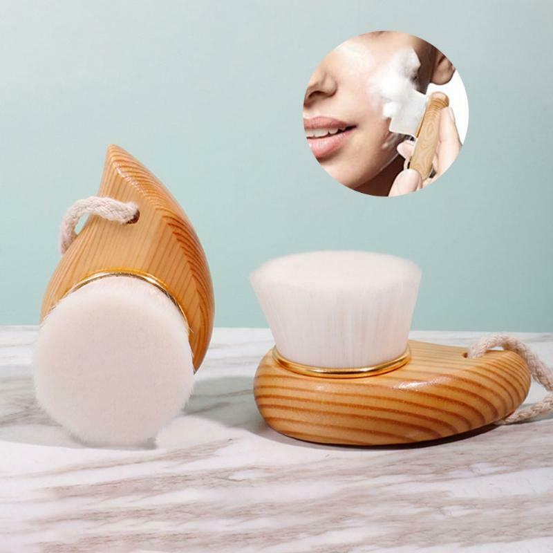 Cleansing Facial Brush Soft Bristle Face Cleaning Beauty Brushes for Women Girls