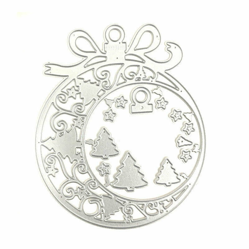 Christmas Cutting Dies Scrapbooking Die Stencil Mold Metal Craft Elk Embossing