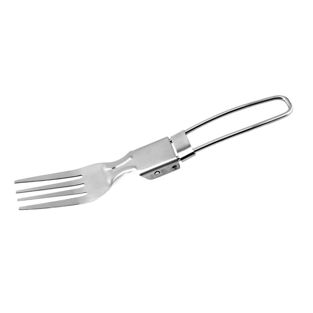 Portable Camping Picnic BBQ Folding Cutlery Party Outdoor Travel Spork Spoon