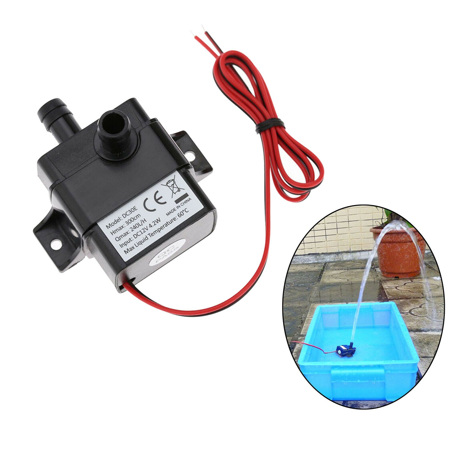 Submersible Pet Water Pump Fish Pond Aquarium Tank Waterfall Fountain Parts