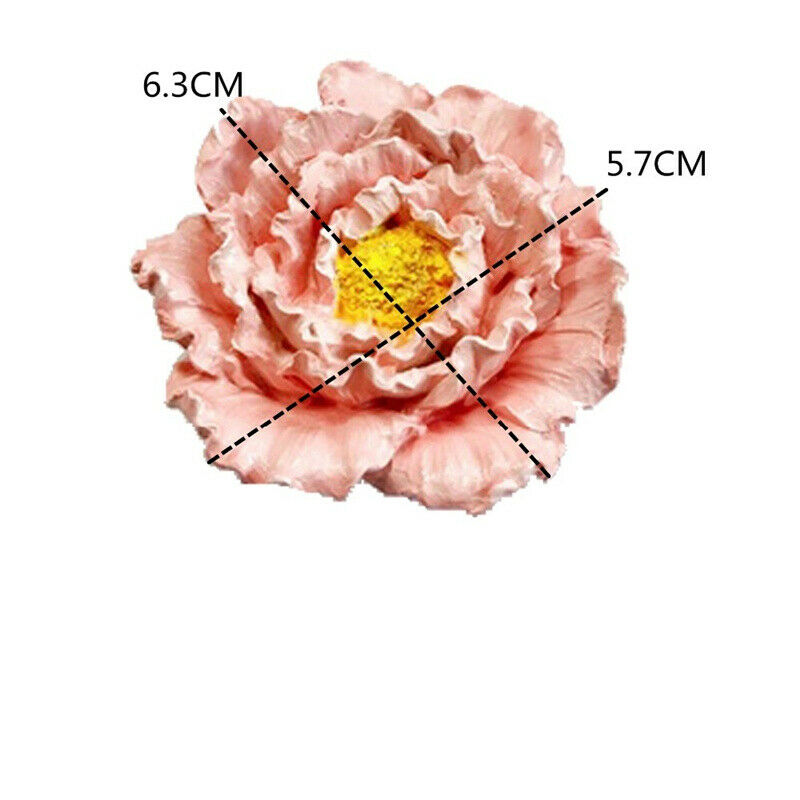 Peony flower Rose Flower Silicone Mold Handmade Flower Candle DIY Soap Mold