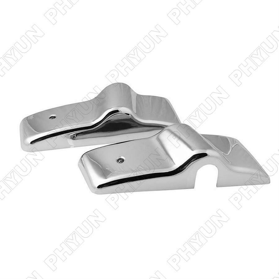 2x Car Chrome Door Mirror Post Cover Brackets For Freightliner Century Columbia