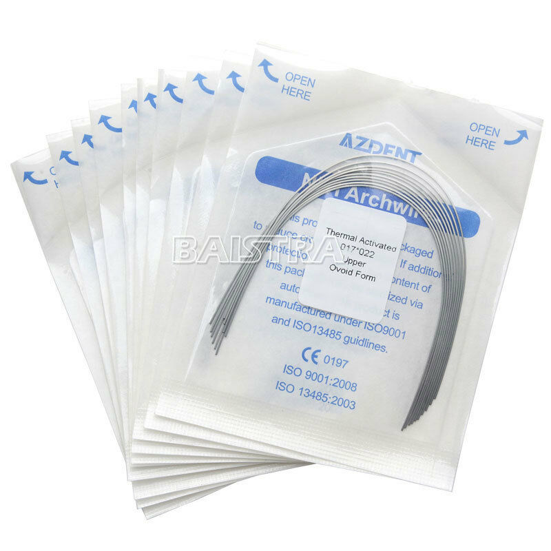 20 X Dental Orthodontic Arch Wire Heat Thermal Activated Rectangular 17*22 Upper