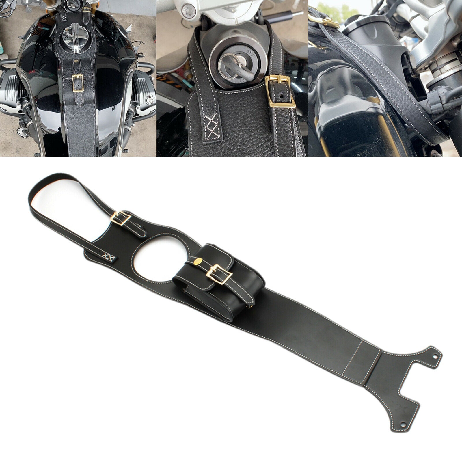 Fuel Tank Bag Cover   Console Center for BMW RnineT Pure Black