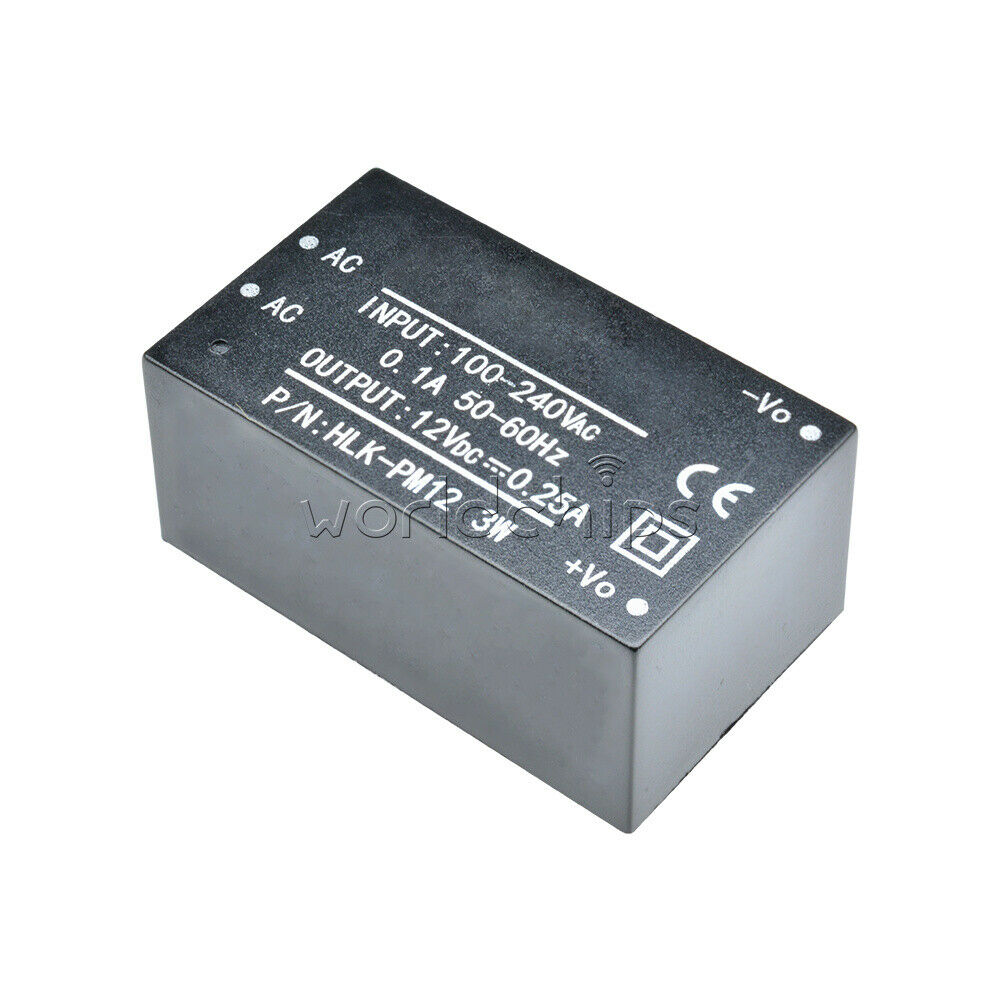 3W HLK-PM12 AC-DC 220V to 12V Buck Step Down Power Supply Module