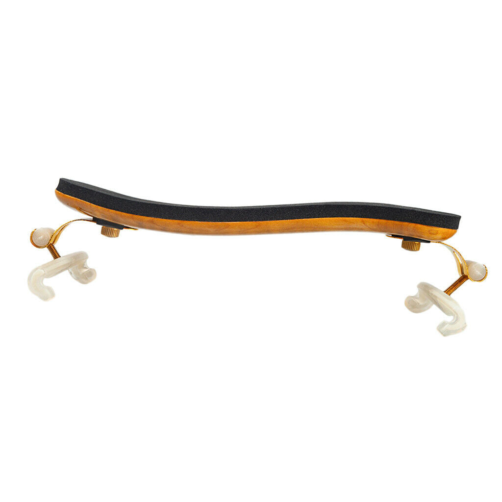 Adjustable Maple Wood Violin Shoulder Pad Rest for Size 4/4 3/4 Violins