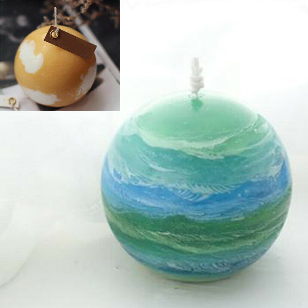 Clear Ball Shape Plastic Candle Mold DIY Candle Mould Handmade Soap Mold 5cm