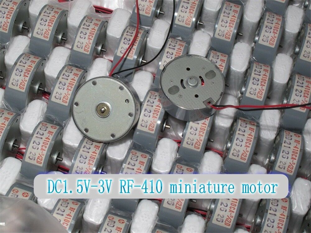 1pcs DC1.5V-3V ultra-thin movement motor RF-410 solar motor 2700~5900rpm