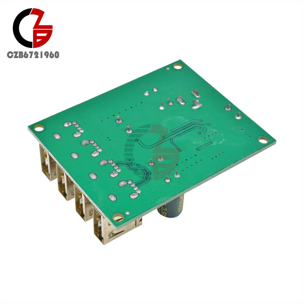 4USB DC-DC 7-60V To 5V 5A Output Buck Converter Step Down Car Power Supply