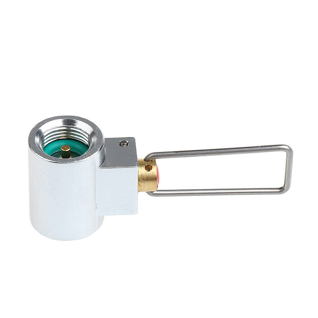 Aluminum Alloy Camping Stove Gas Tank Adapter Propane Gas Cylinder Refill