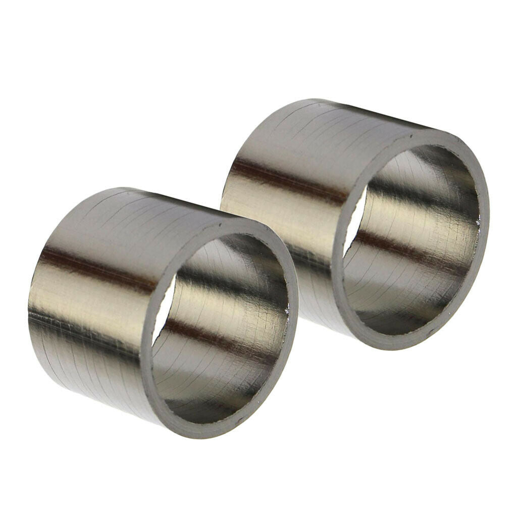2x Motorcycle  Exhaust Silencer Graphite Gasket Muffler Seal