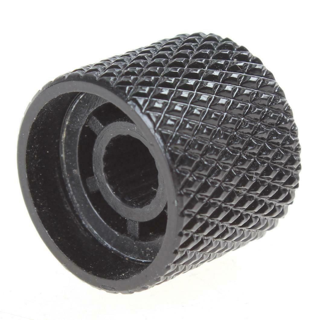 4pcs Black Metal Dome Tone Volume Knobs 17mm for Electric Guitar