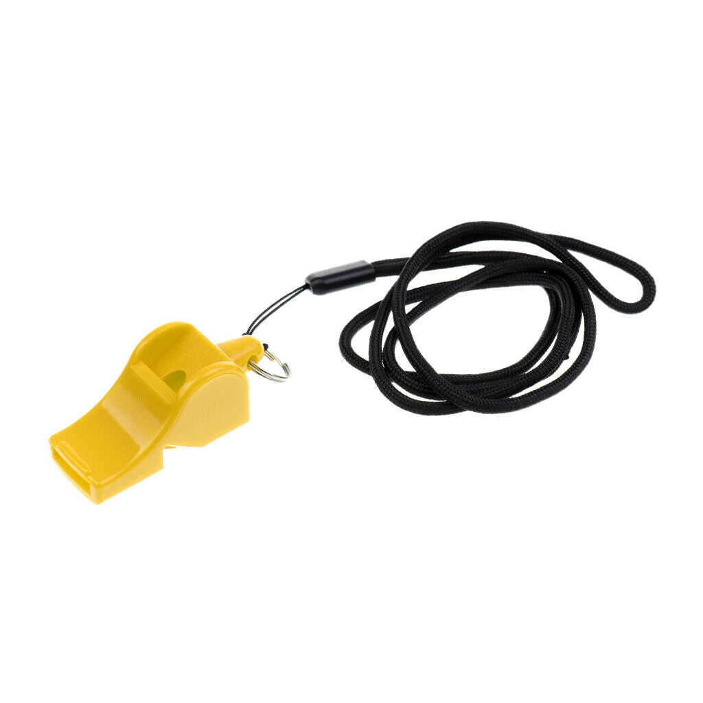 2pcs Loud  Whistle With Lanyard