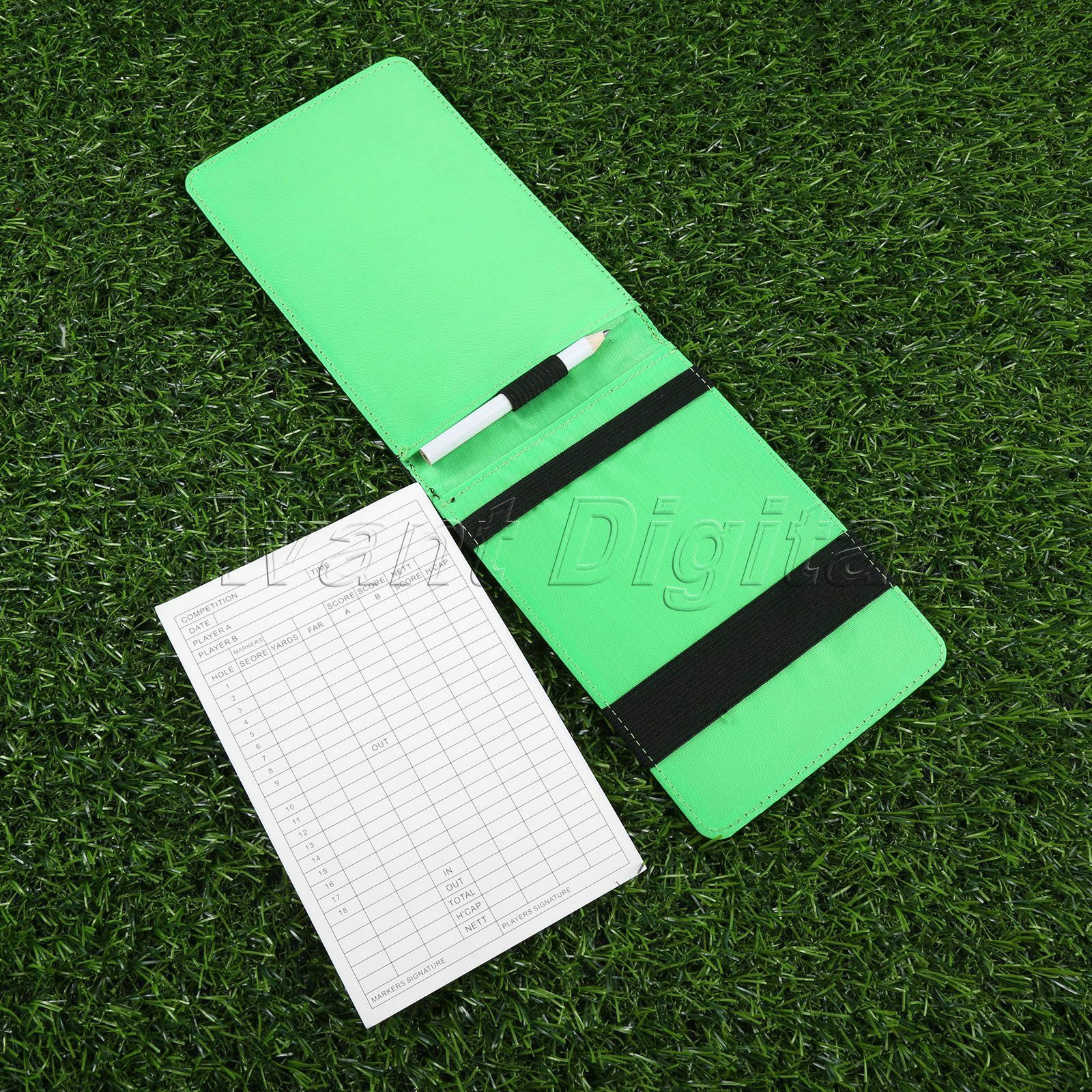Golf Marke Golf Score Card Holder Golf Score Writing Pen Score Marke Use Tool