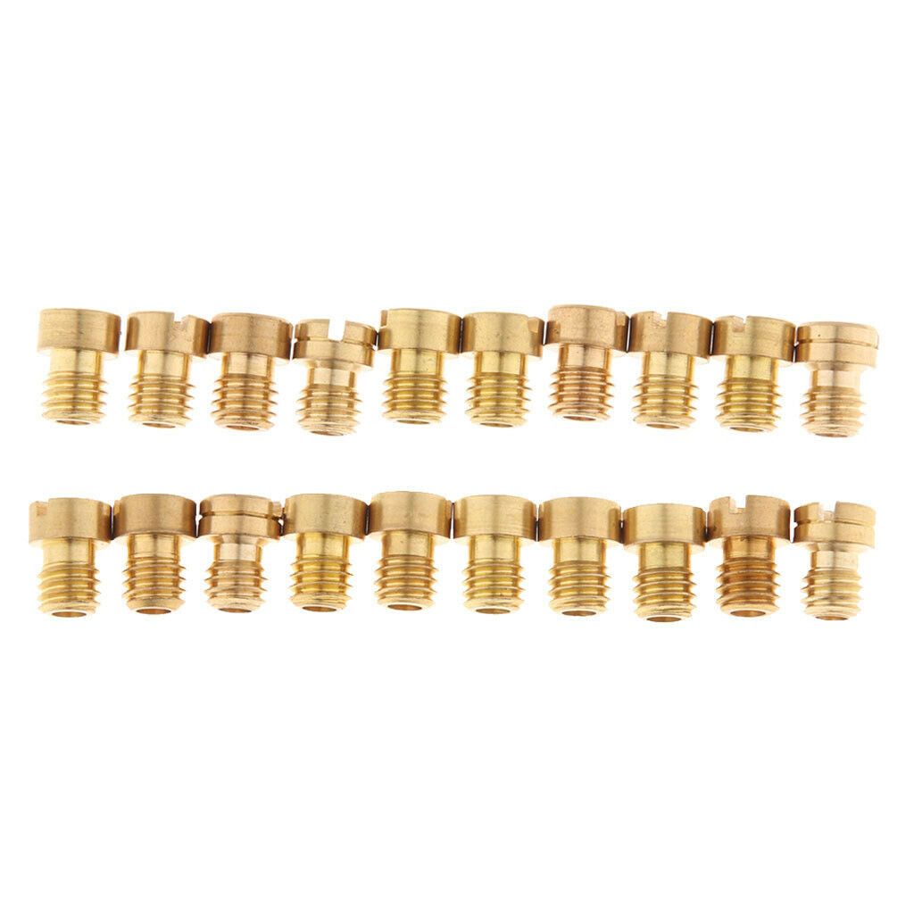 20pcs Carburetor Main Jet Kit for PWK Keihin 85 95 100 130 132 135 138