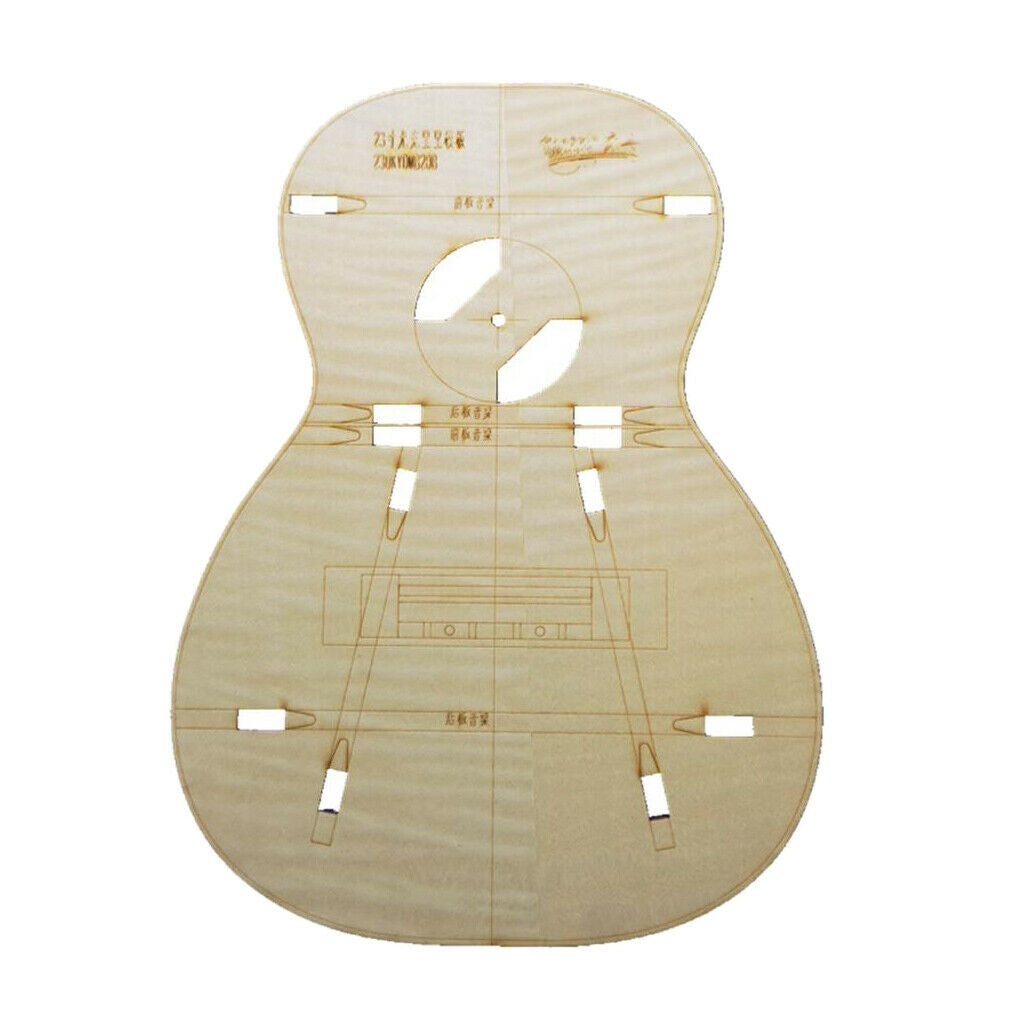 23inch Wood Ukulele Body Template Small Four-string Guitar Making Mold Shape