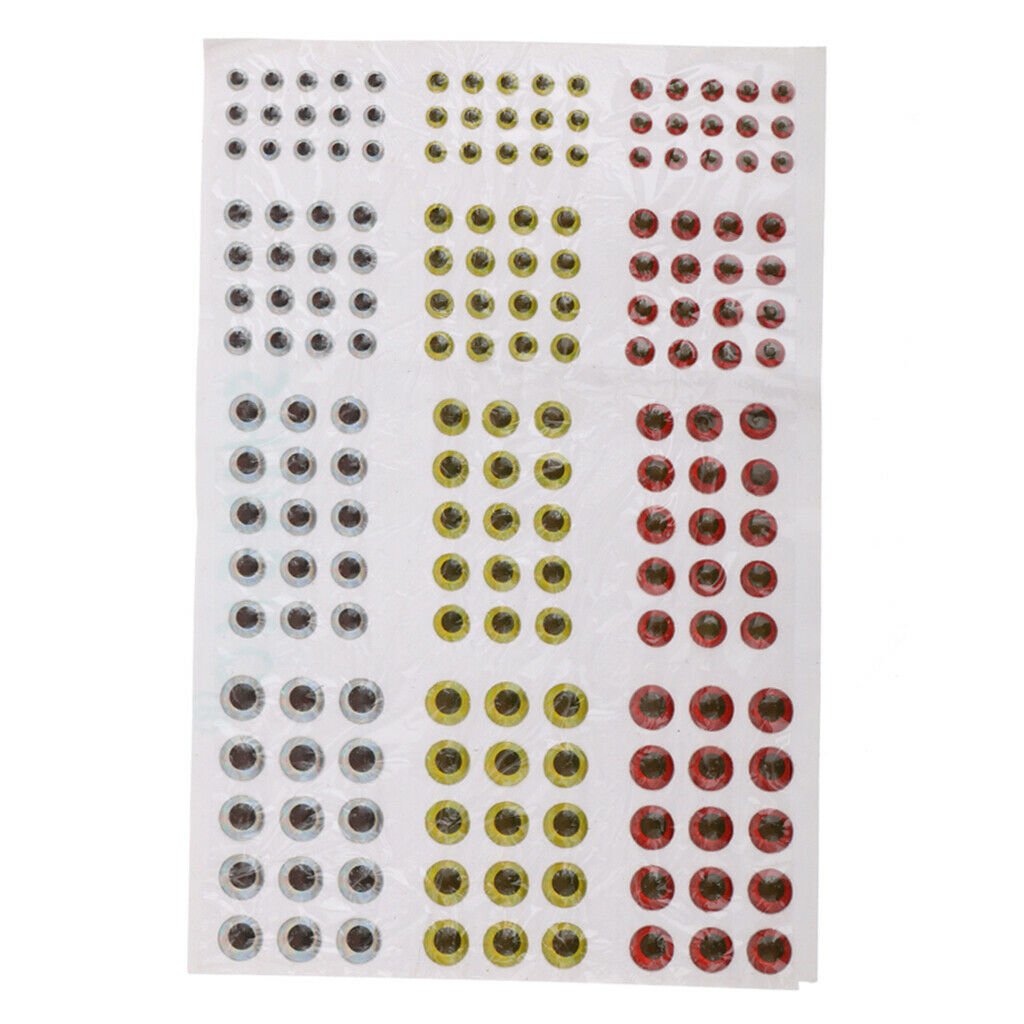 Fishing Lure Outer Scale Holographic Tape 2D DIY Fish Eyes Adhesive 3 Colors