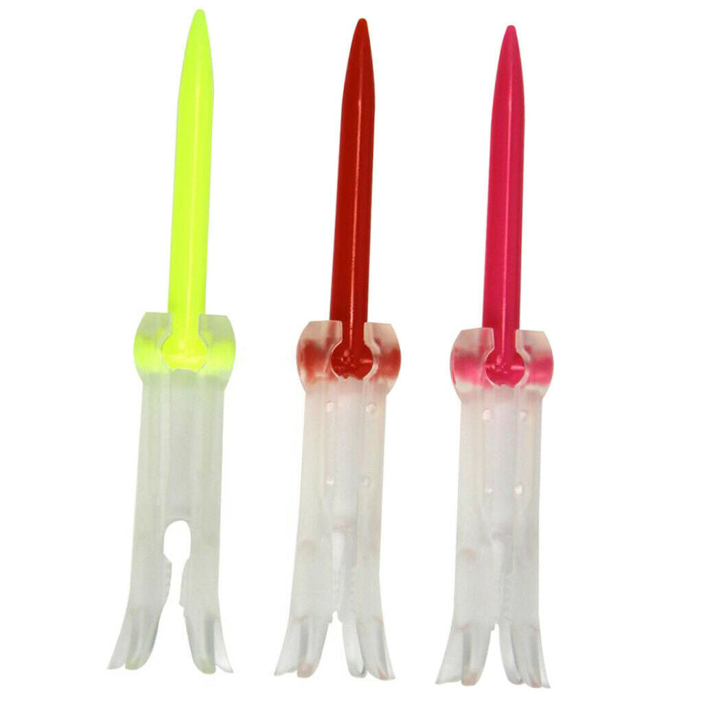 3Pcs Rubber Golf Driving Range Tees Holder Golfer Tee Home Practice Tool