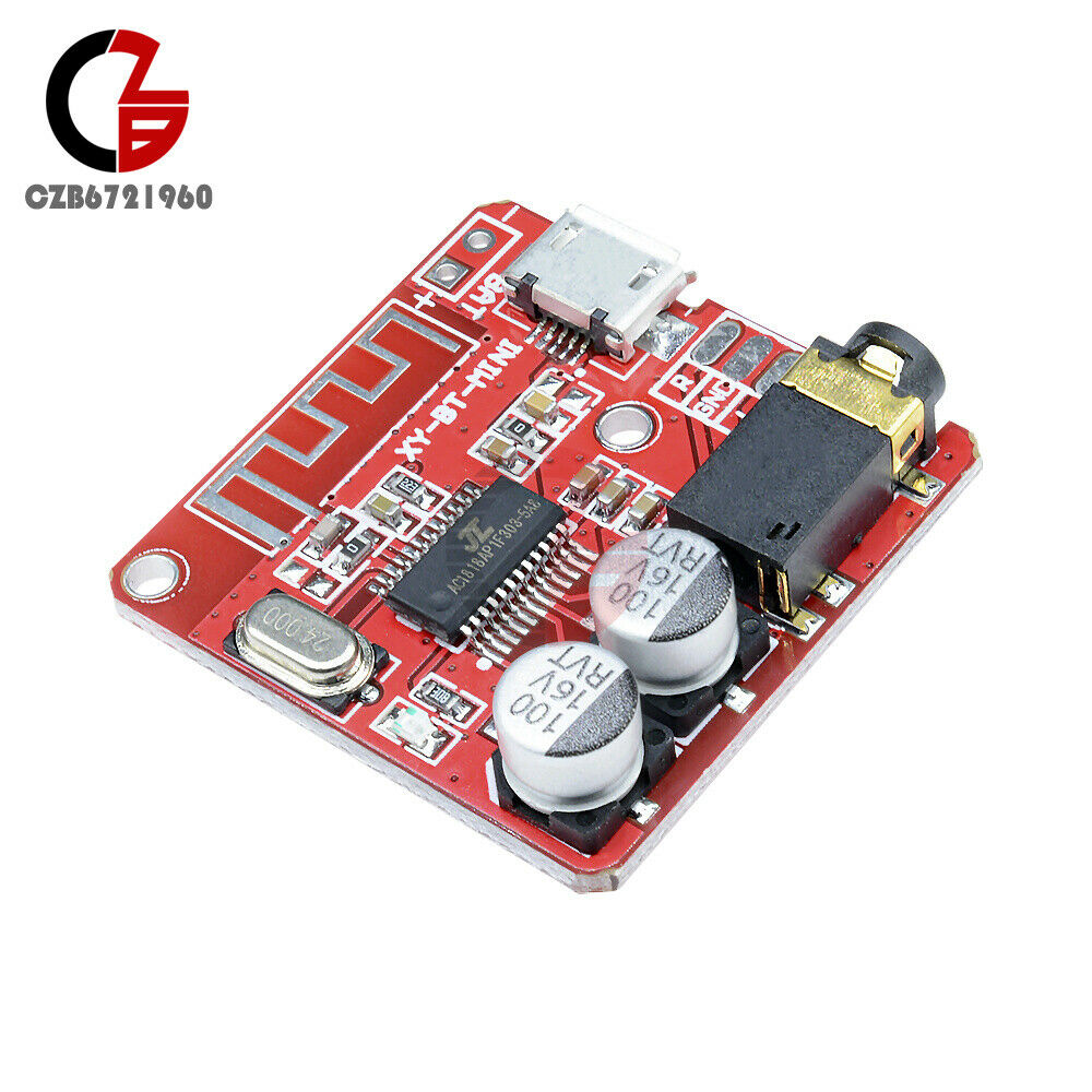 2x Mini Bluetooth 4.1 Audio Receiver MP3 Decoder Lossless Amplifier Module3.7-5V