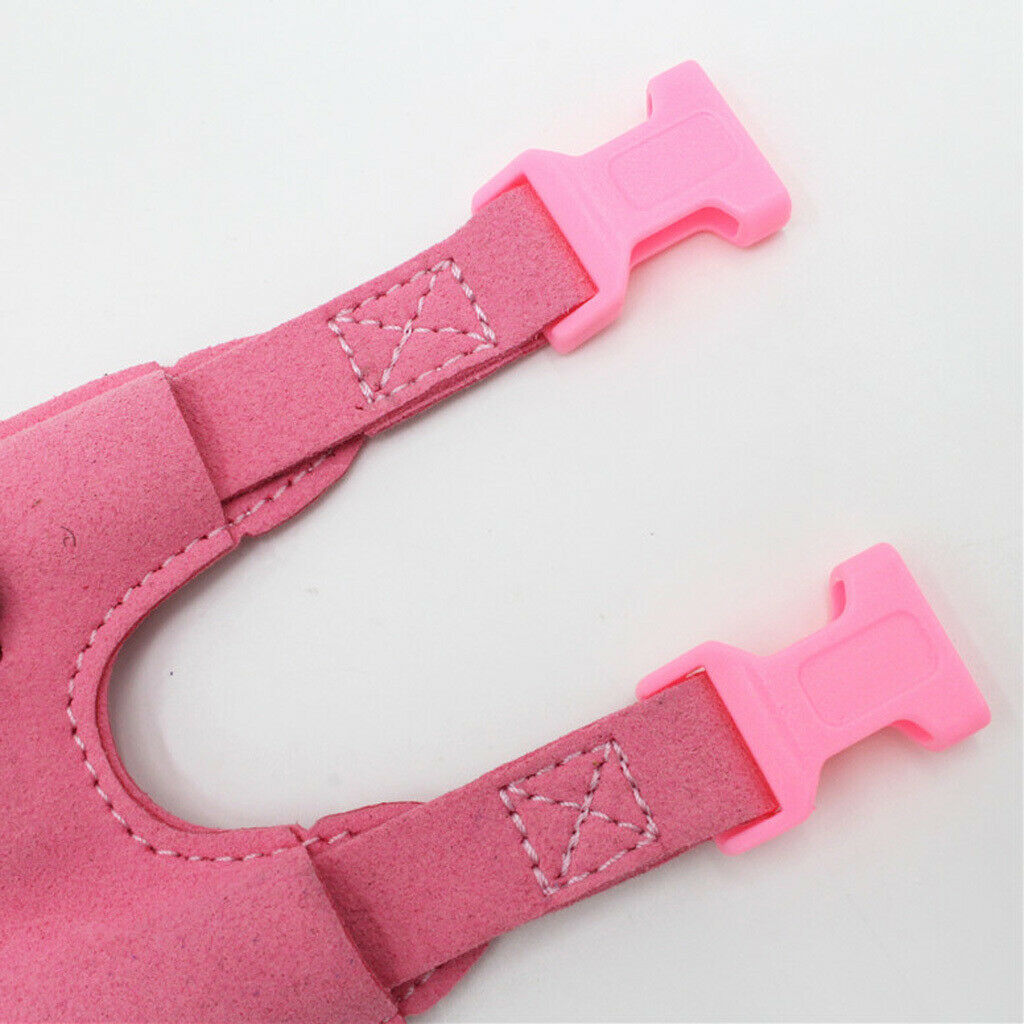 Pet Dog Harness Soft Suede Small Dog Harness For Puppies Chihuahua Pink S