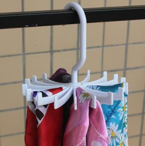 Rotating 20 Hooks Neck Ties Organizer Men  Tie Rack Hanger Holder jvJC.l8