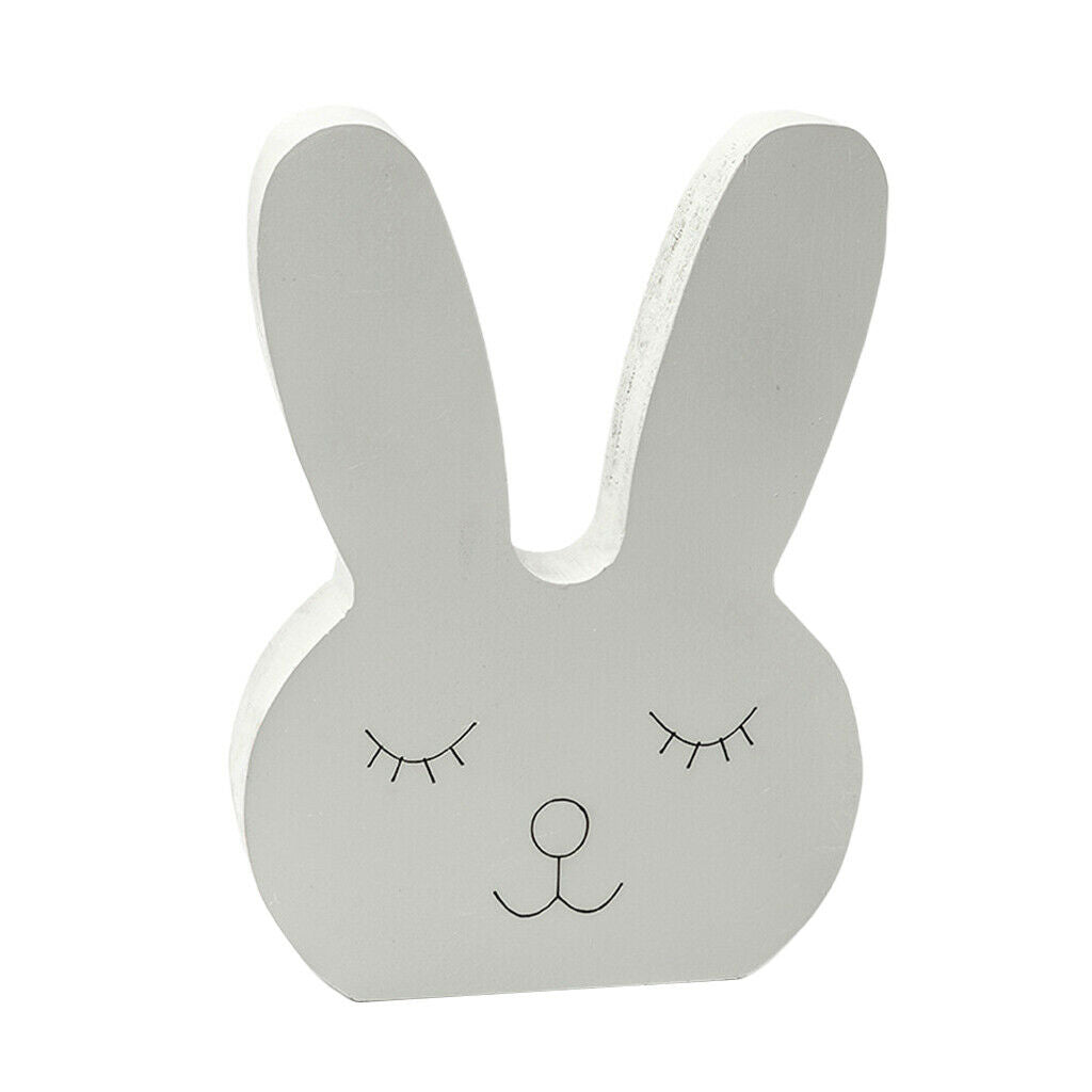 3pcs Nordic Style Cute Rabbit Shaped Ornament Non-fading Kids Room Decor