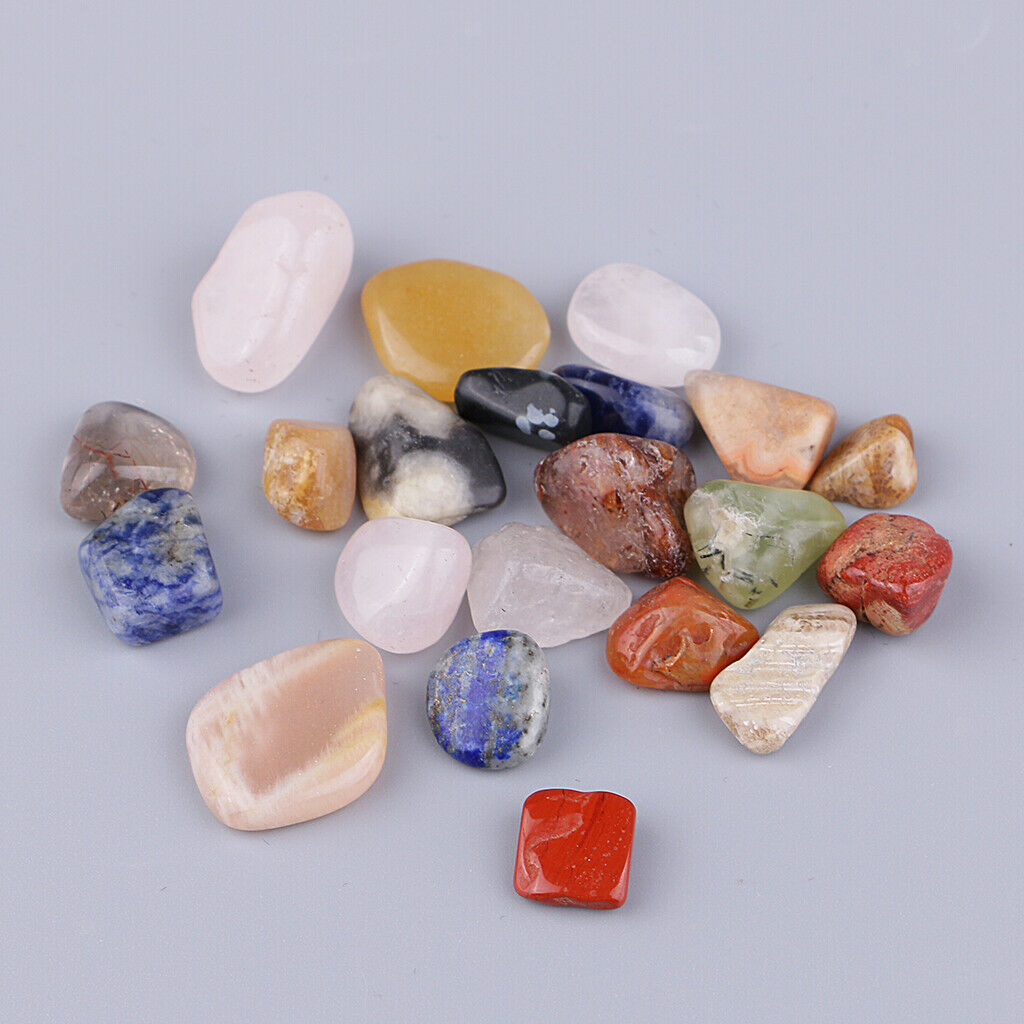 1 Piece Pattern Collection Box (21 Pieces Crystal Stones) For Terrarium Aquarium