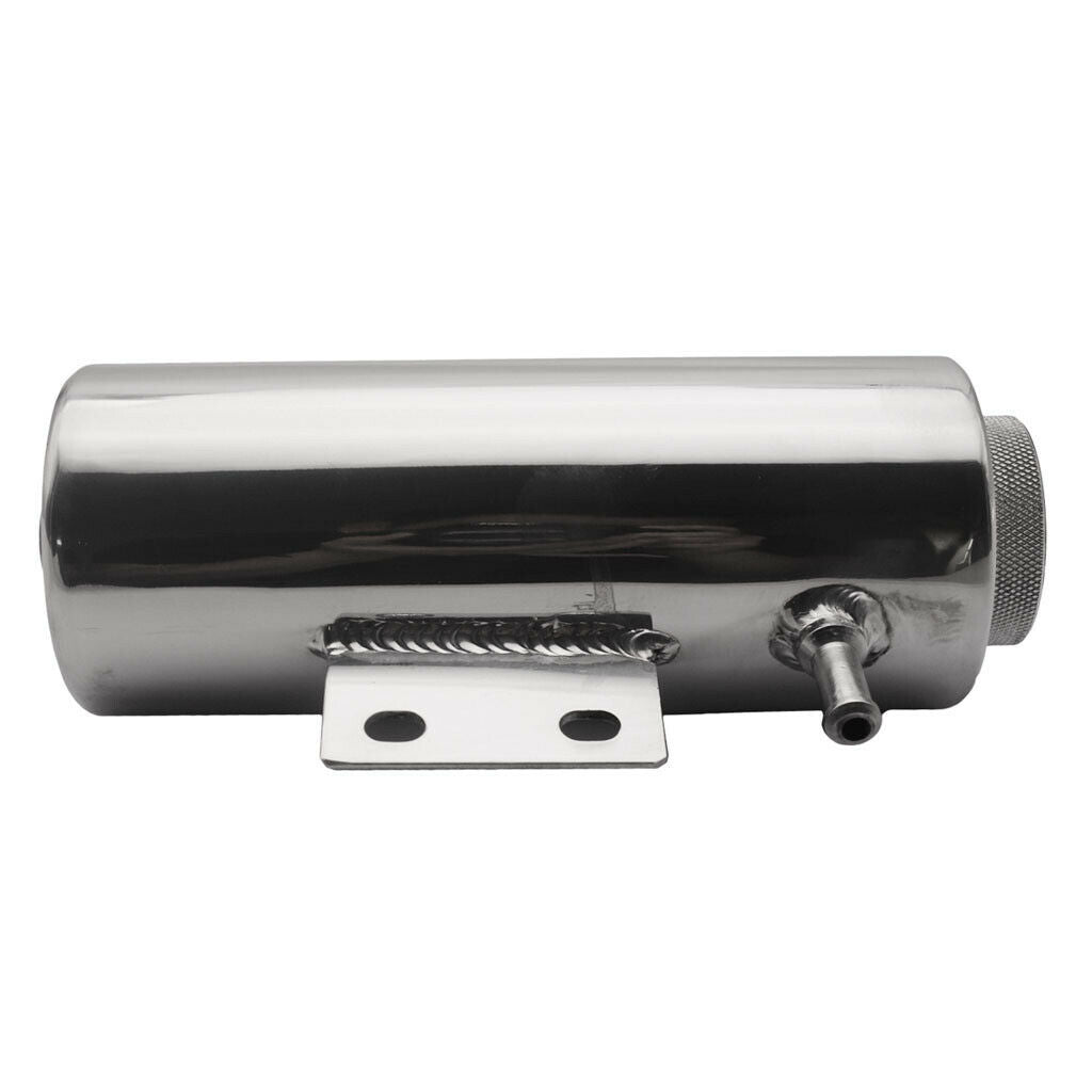 Radiator Coolant Overflow Puke Tank Polished Stainless Steel