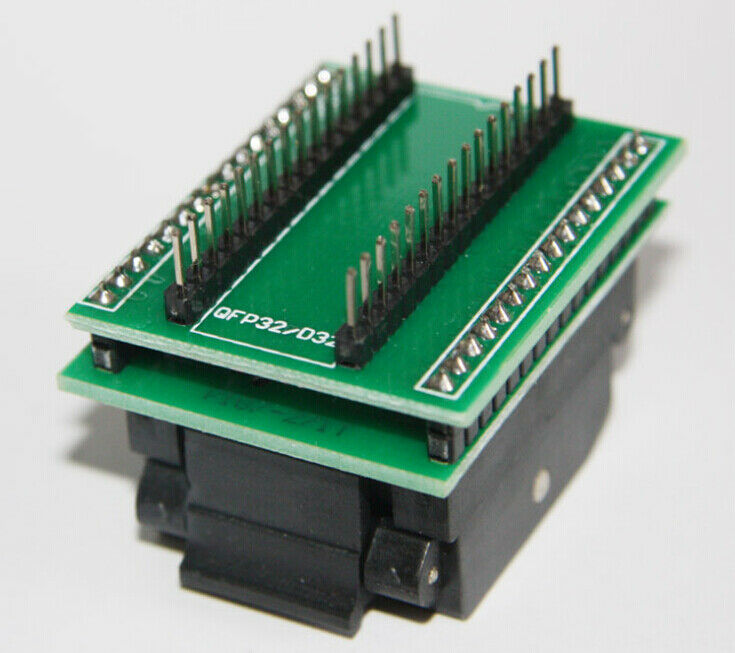 New Flap TQFP32 QFP32 TO DIP32 IC Programmer Adapter Chip Test Socket