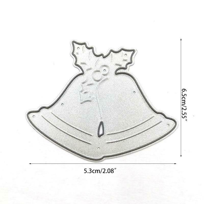 Christmas Double Little Bells Carbon Steel Cutting Dies DIY Scrapbooking Photo