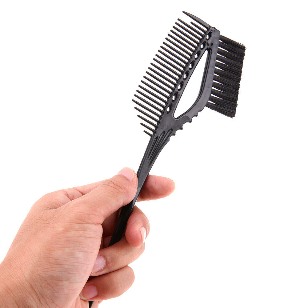 Hair Dye Coloring Brush Comb Hairdressing Brush Pro Plastic Salon Hair Tint @