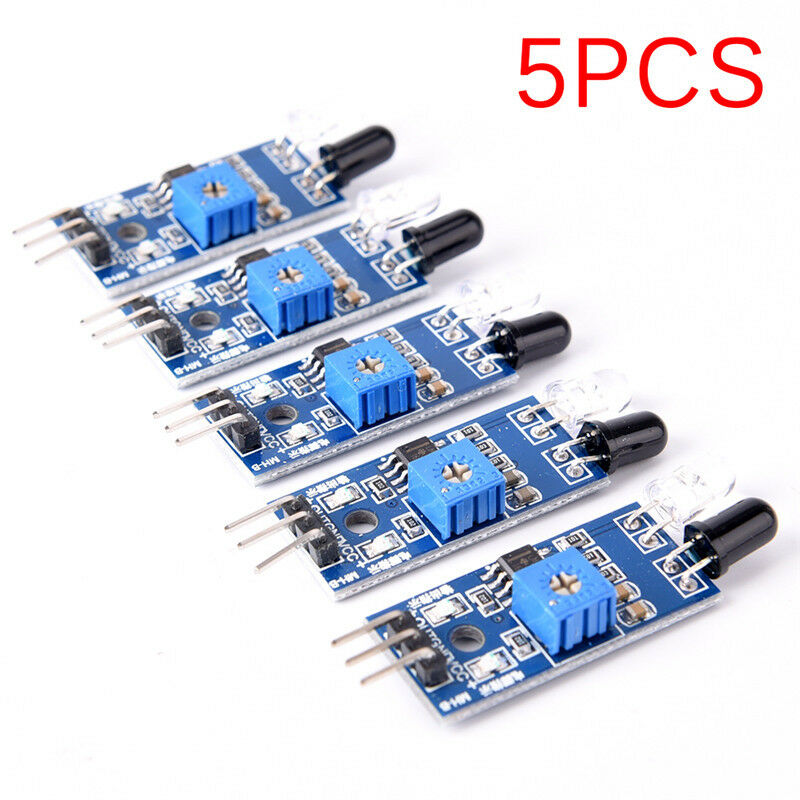 5x IR Infrared Obstacle Avoidance Sensor Module For Arduino Smart Car Robot Fad