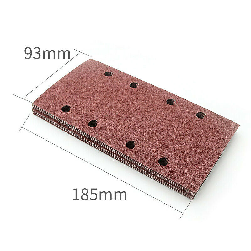 80PCS Square 60 80 120 180-600 Grit Polish Sandpaper Sanding Wood Pads Disc Kit