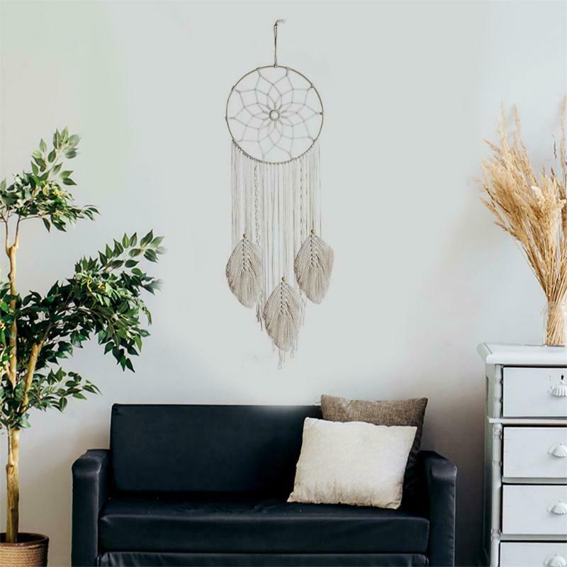 36.6x11.8in Dream Catcher Large Boho Wall Hanging Decor Woven Tapestry Handmade