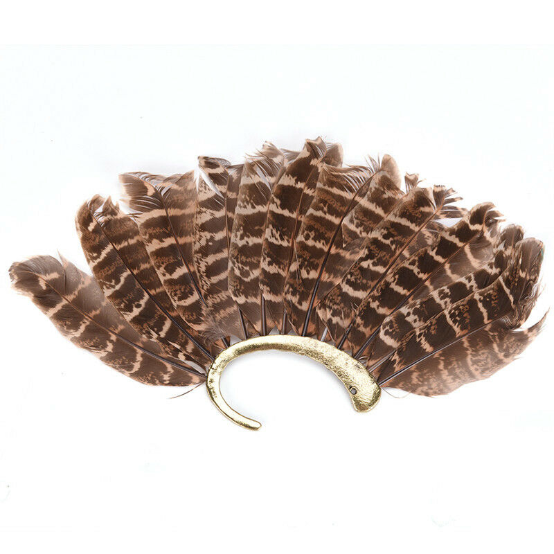 Fashion Feather Ear Cuff Wrap Clip Earring Retro Punk Rock Earrings Ear Cl.l8