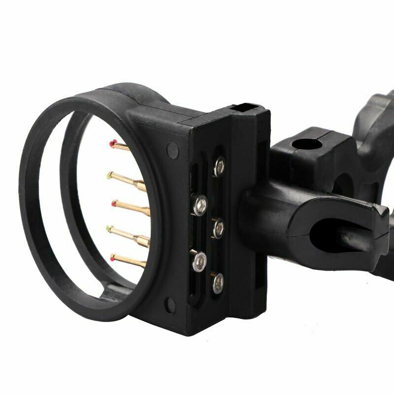 Compound Bow Sight 5 Pin Plastic Youth Kids Archery Shooting Target Practice