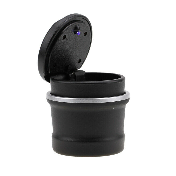 Car Auto Truck Smoke Ashtray Ash Cigarette Cylinder Cup Holder LED Light For BMW