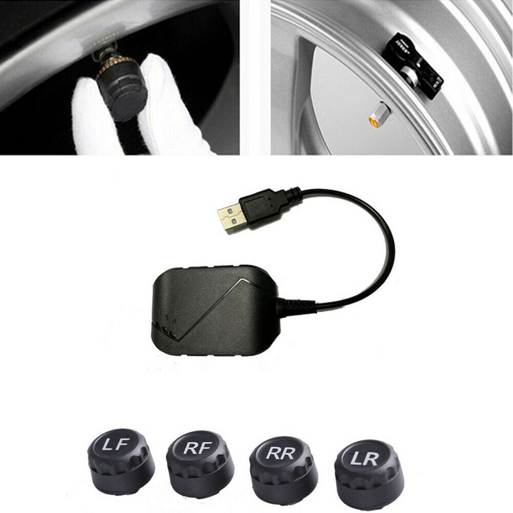 Car Tire Pressure Monitoring Tyre Temp Alarm System For Android Stereo DVD Radio