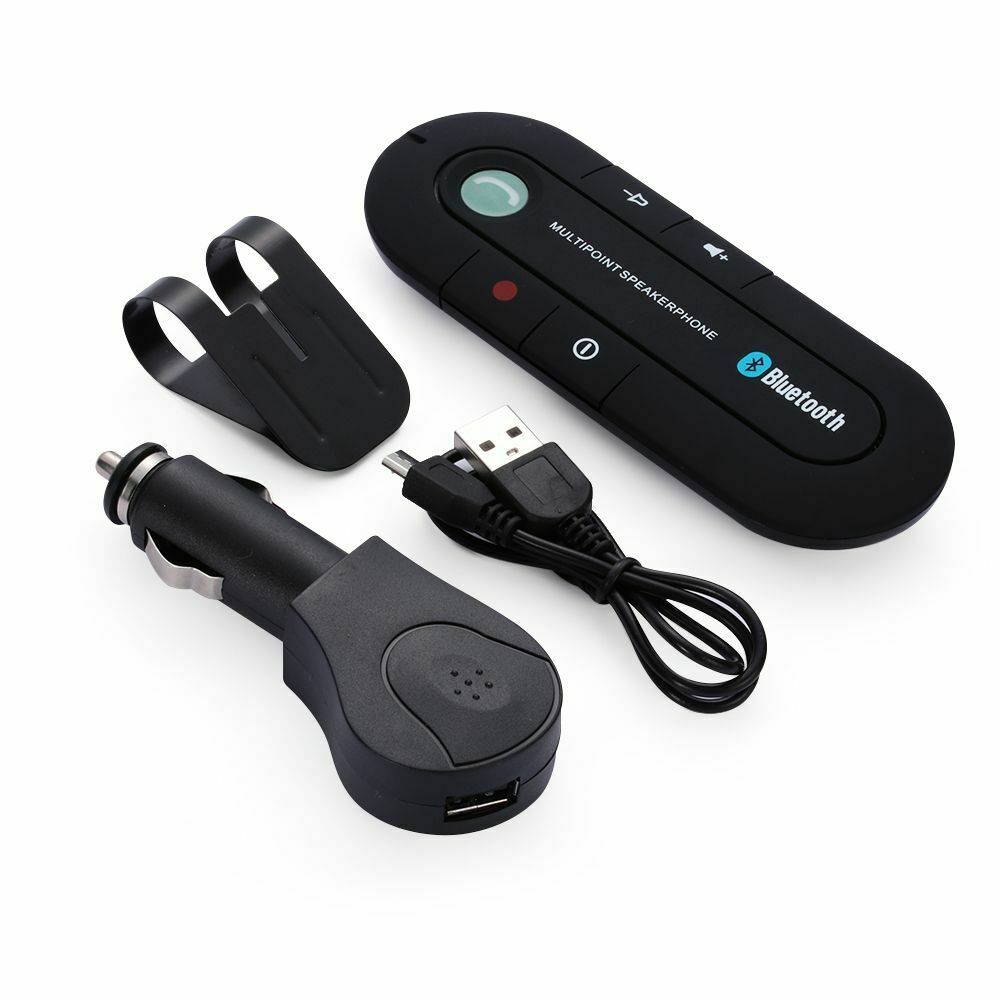 Receiver Hands-free Phone Music Player Car Speaker Bluetooth Hands-free