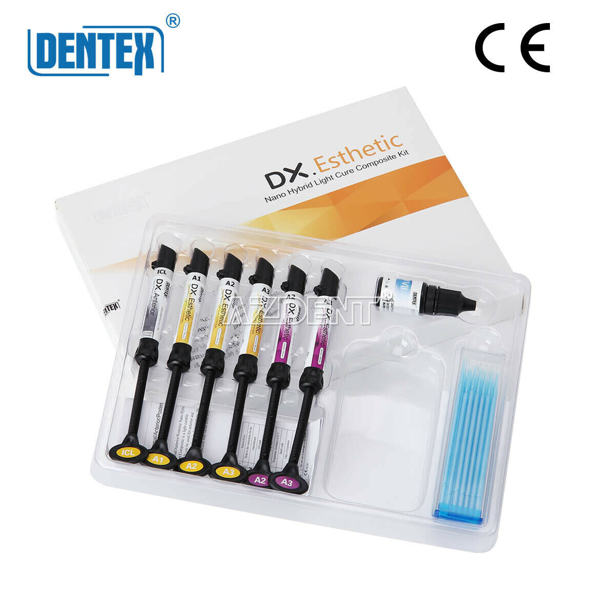 Dental Esthetic Light cure composite Etching Adhesive kit