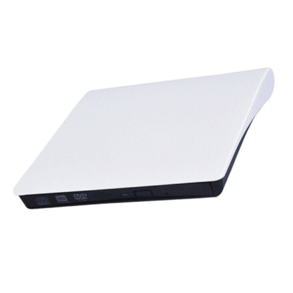 External DVD USB 3.0 Portable Burner Windows Drive Writer USB - White