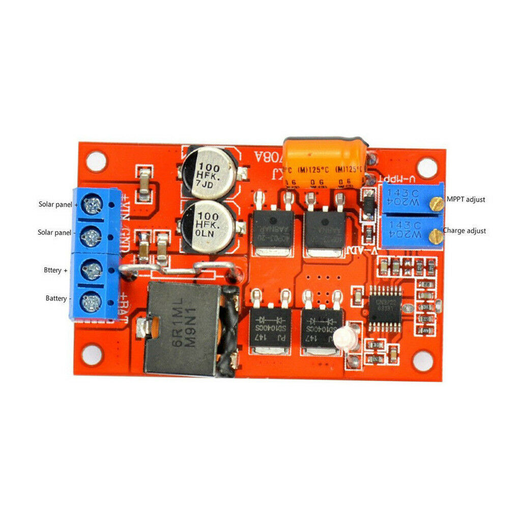 5A MPPT Solar Panel Regulator Controller Battery Charging 9V 12V 24V Auto Switch