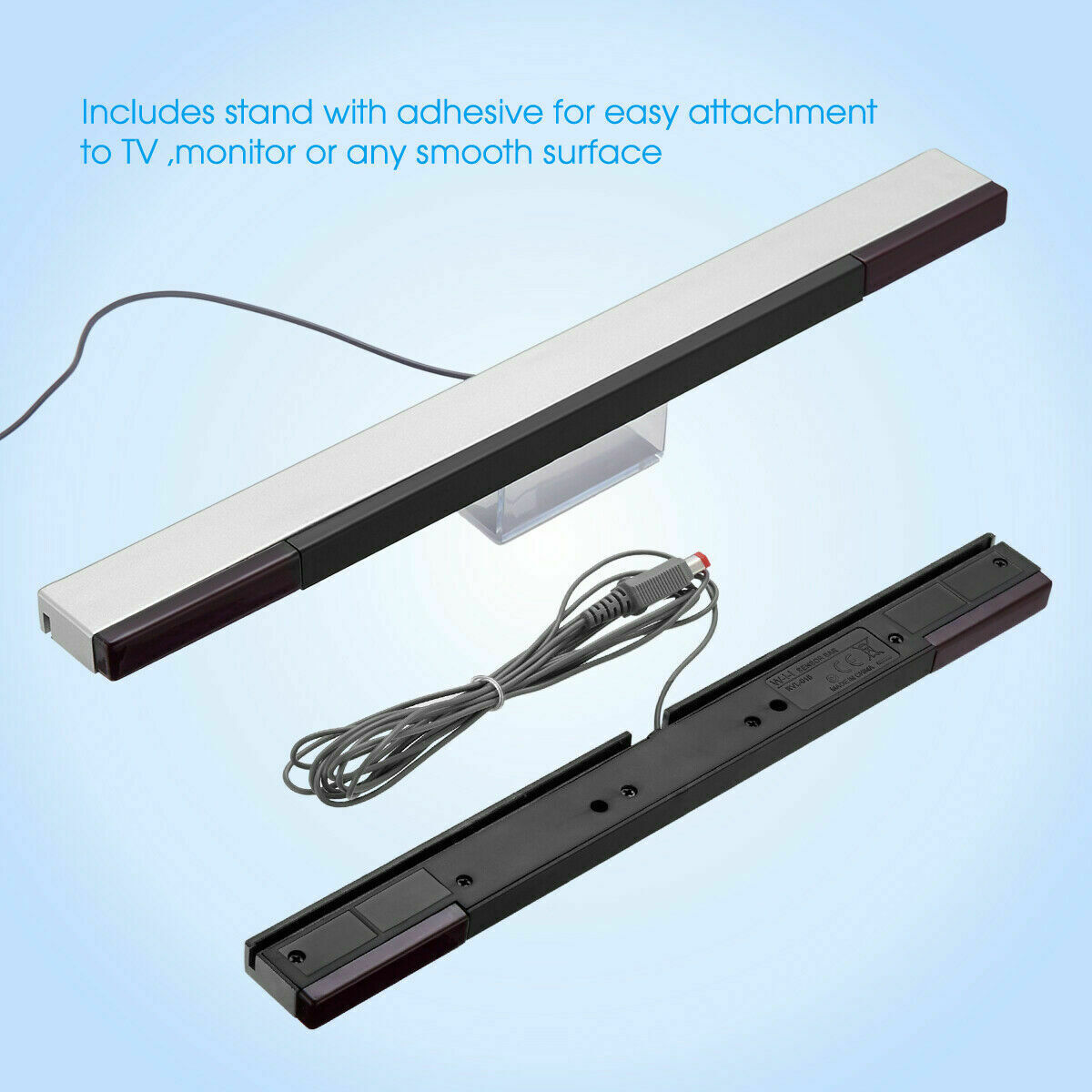 Wired Remote Motion Sensor Bar IR Infrared Ray Inductor for Nintendo Wii U/ Wii
