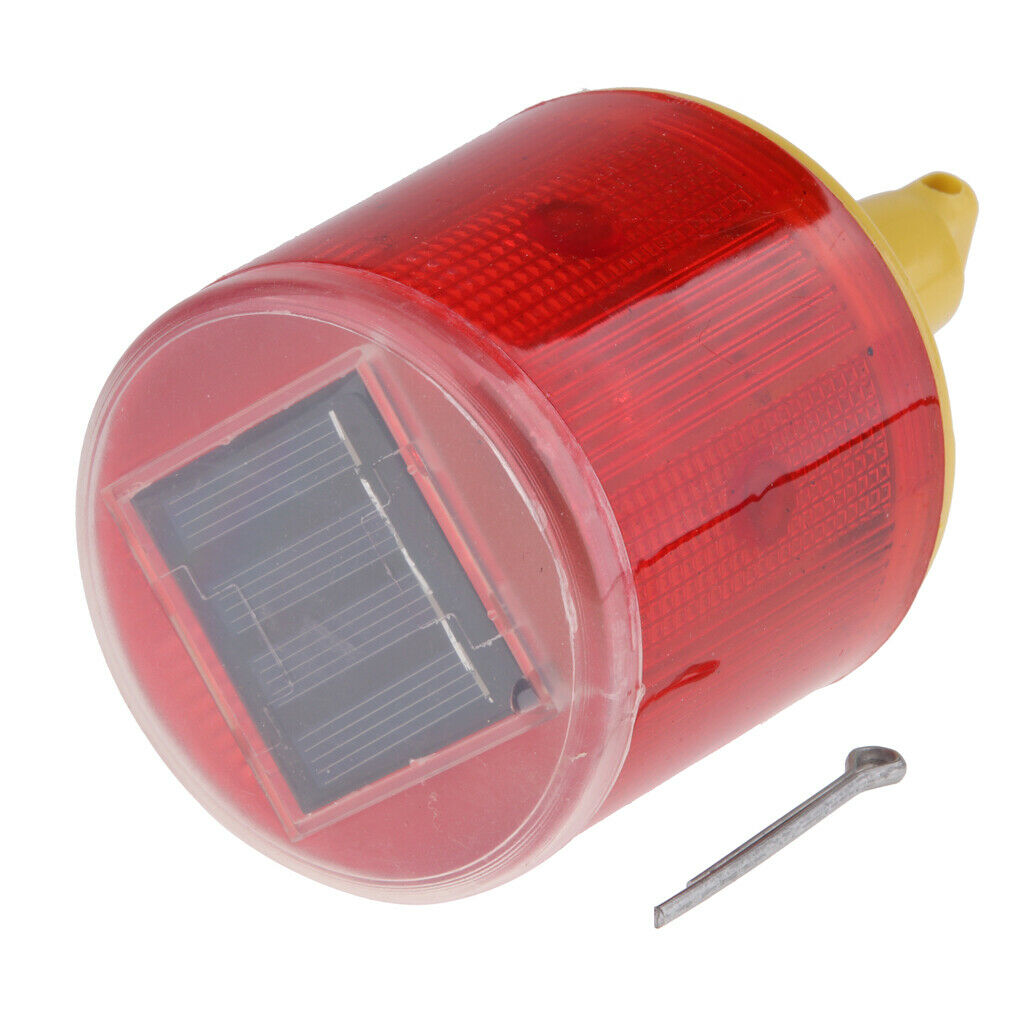 Led Waterproof Solar Warning Caution Lamp For Traffic Road Barricade JS-03