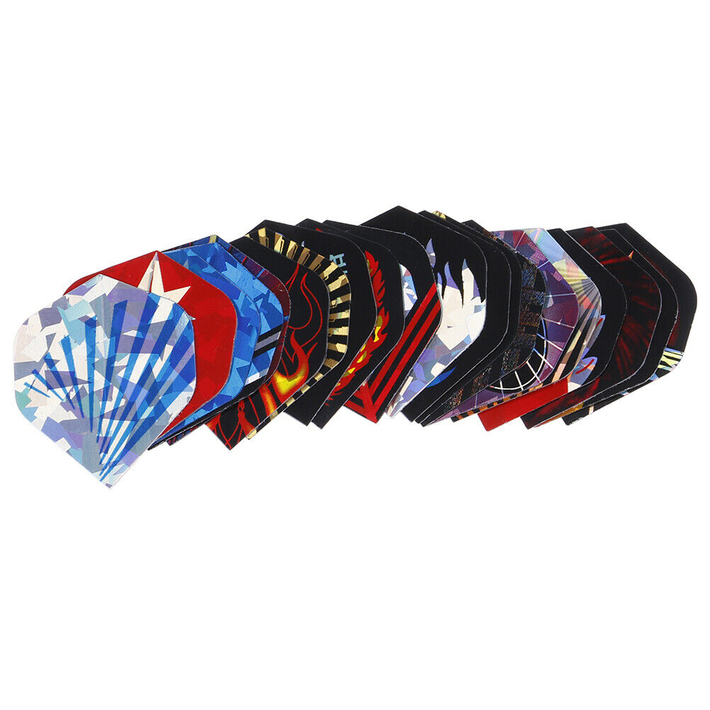 60Pcs 20 Sets Professional Durable PET Dart Flights Dart Tail Darts AccessorDD
