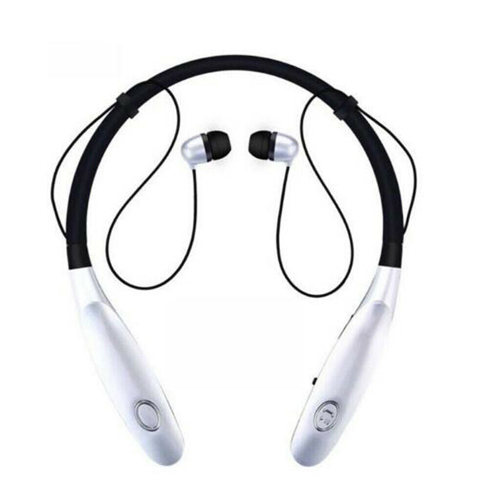 Bluetooth 4.1 Headphones Built-in Mic Wireless Lightweight Neckband Headset
